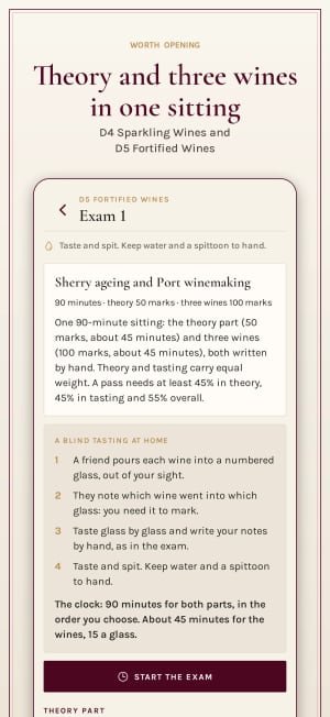 Worth Opening: WSET Level 4. Teoría y tres vinos en una sola sesión: un examen de D5 con su reloj